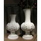 y14390花器系列 - POLY材質 - 浮雕葉瓶(古銀) B款( 另有A款 )--(共2色 .亮白.古銀)